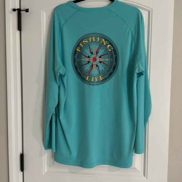 Men’s Fishing Life Dry Fit - Picture 2 of 2